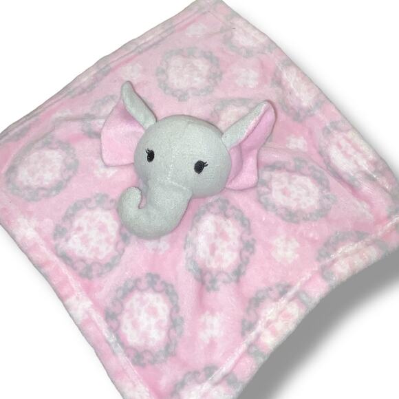 Hudson Baby Lovey Elephant Security Blanket Plush HB Stuffed Shower Nursery 14" - Picture 7 of 9